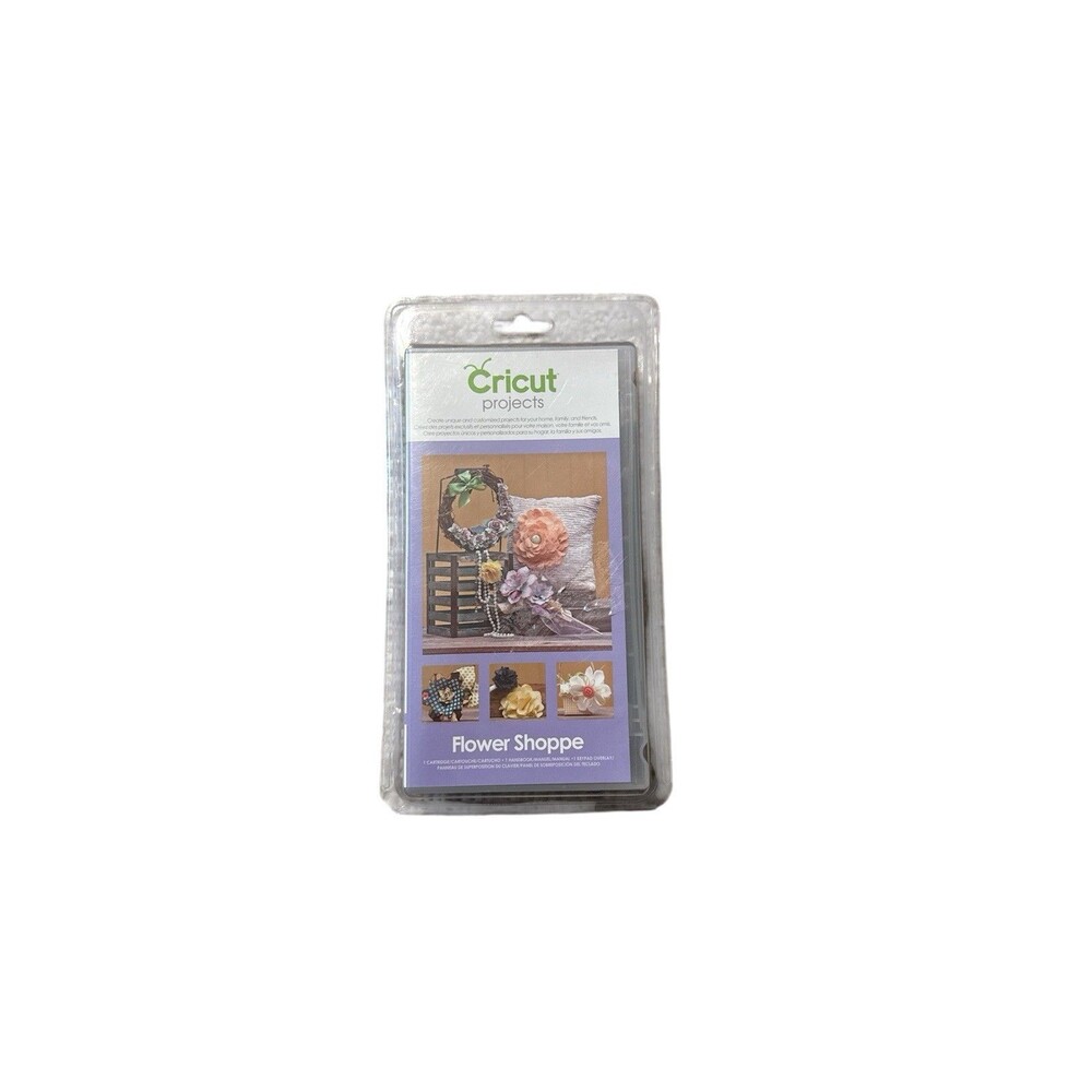 Cricut Flower Shoppe Project Cartridge 2011 Floral Leaves Flowers - Link Unknpwn